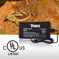 thumbnail image 4 of Almohadilla térmica iPower para terrario con forma de reptil debajo del tanque, 4 x 7 cm (x2), 4 of 7