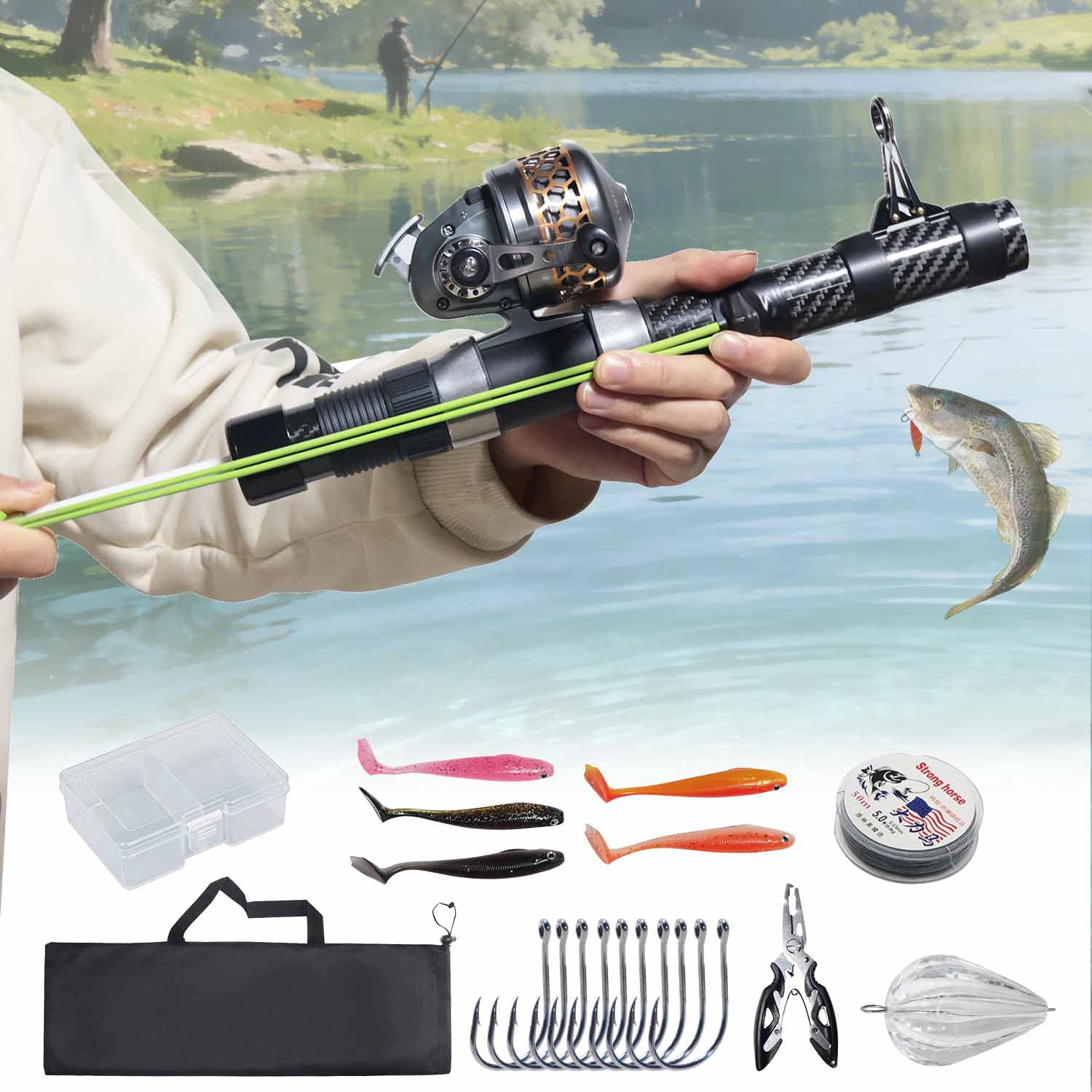 Ready2Fish Fly Combo with Kit - Walmart.com Ready2Fish Fly Combo with Kit - Walmart.com