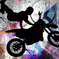 thumbnail image 2 of LightBoxJournal 20x20 White Modern Wood Framed Museum Art Print Titled - Extreme Motocross 2, 2 of 4