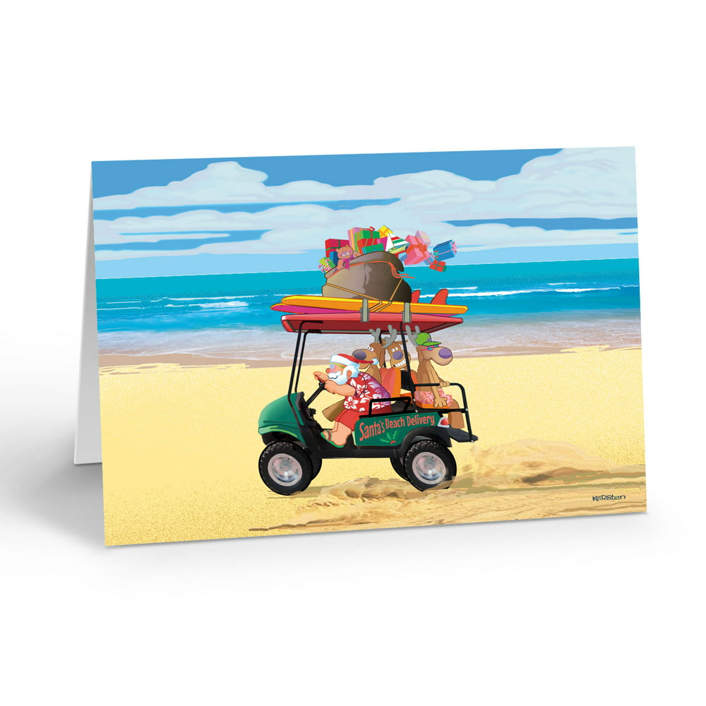 Beach Fun! Christmas Card