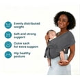 thumbnail image 2 of Adjustable Baby Wrap Carrier Cooling Air-Mesh, Easy to Wear Baby Carrier Sling, Baby Carriers Newborn to Toddler 8-35lbs, 2 of 5