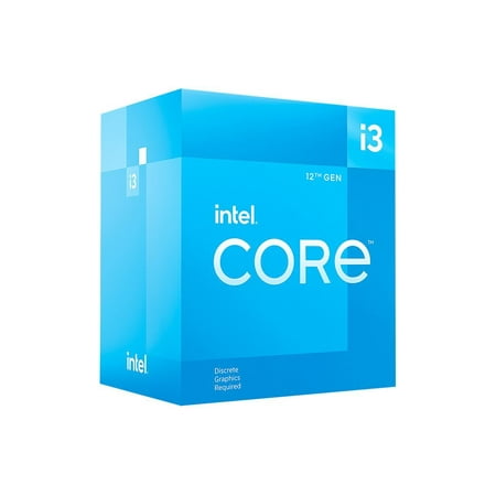 Intel - Core i3-12100F 12th Generation - 4 Core - 8 Thread - 3.3 to 4.3 GHz - LGA1700 - Desktop Processor