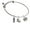Big Sister, variant on Disc 1/2'' Initial - m - Daughter Heart Expandable Bangle Bracelet