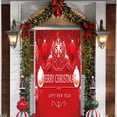 thumbnail image 4 of Bewildely Reno de fiesta para colgar en la puerta de Navidad, elástico, caprichoso, decoraciones para fiestas navideñas, suministros para Kits de decoración para fiestas SDMT059 200*90cm, 4 of 6