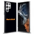 thumbnail image 1 of TalkingCase Slim Phone Case Compatible for Samsung Galaxy S22 Ultra 5G, That's lit AF Print, Thin Light, Flexible, Soft, USA, 1 of 6