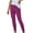 Purple, variant on Lindreshi Cargo Pants Women Plus Size Womens Casual Loose Pants Comfy Work Pants Pockets Elastic High Waist Pants