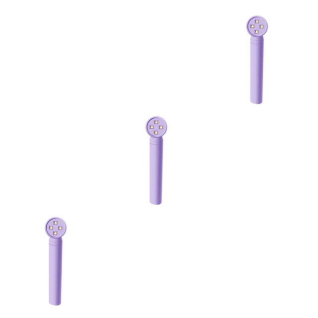 Redempat Quick And Efficient Nail Lamp For Fast Drying – Nails In Minutes Nail Art Tools LED Nail Lamp Portable Nail Dryer Purple 3Set
