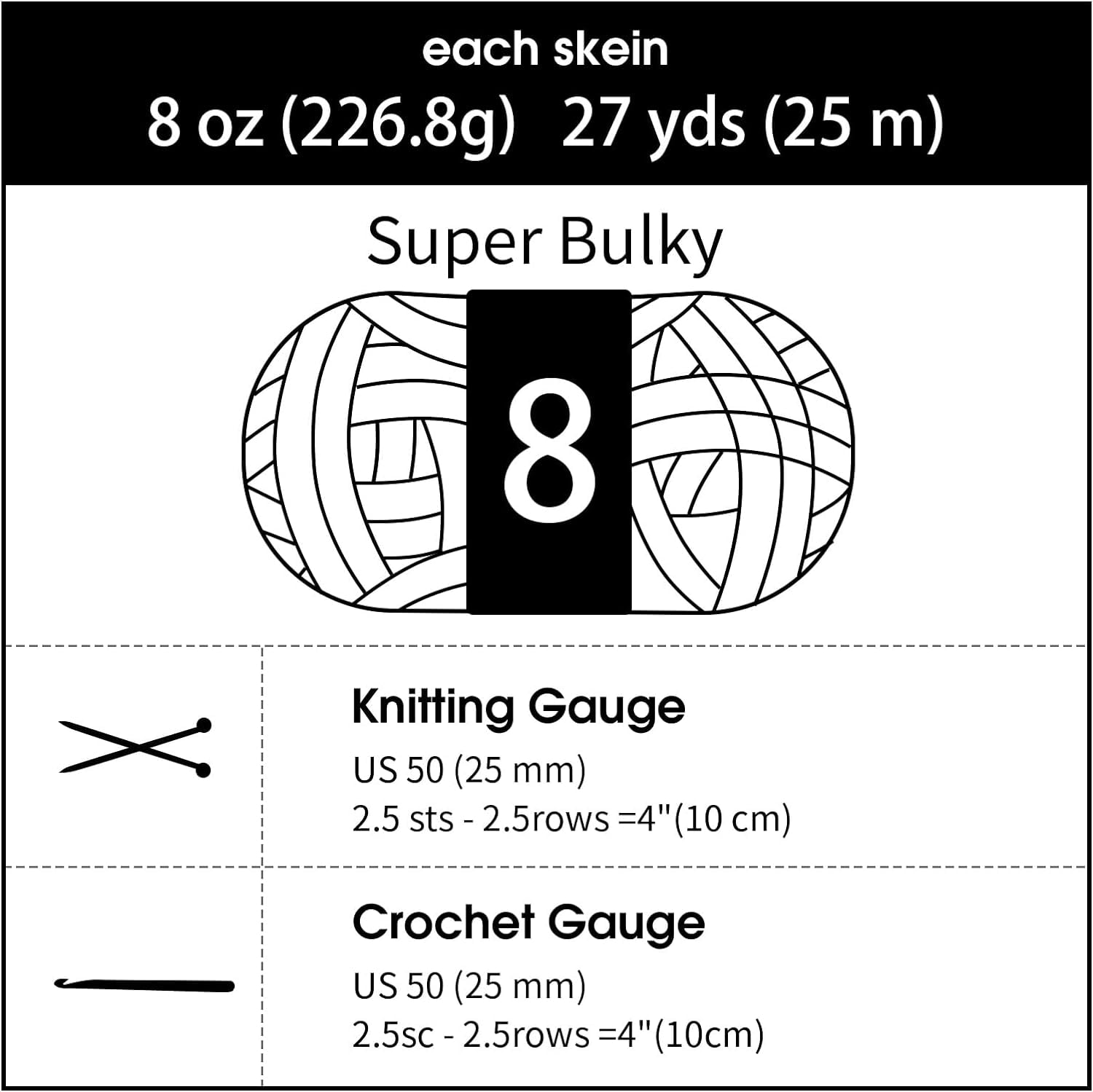2 Pack Chunky Chenille Yarn for Crocheting, Bulky Thick Fluffy Yarn for Knitting, Bulky Chunky Yarn for Hand Knitting Blanket, Super Soft Plush Yarn (27yds Each Skein)-Gray