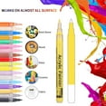 thumbnail image 2 of 18 Colors 0.7mm Marker Pens Waterproof Permanent Paint Art Marker Pen Graffiti Pens, 2 of 6
