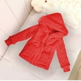 thumbnail image 5 of Zwiiyzr 2024 1-4T Girls Winter Furry Fleece Coats Sweater Patchwork Hooded Faux Fur Warm Jacket Hoodies Outwear Red, 5 of 6