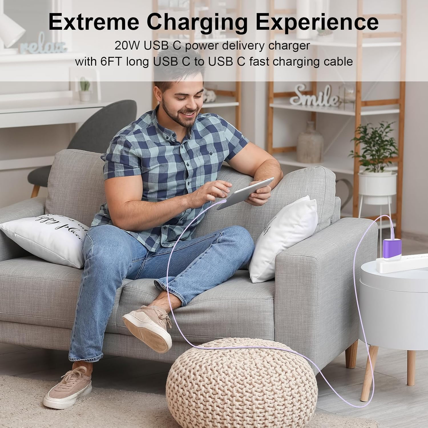 NeoMart Type C Phone Fast Charger for Samsung Galaxy Z Flip7 FE 7 6 5 4 3 Z Fold7 6 5 4 A16 5G A15 A35 A25 A55 A56 S25 Ultra S24 S23 S22 S21,9a,9 Pro XL Fold,9,8,Wall Charger Cube USB C Cable 6FT