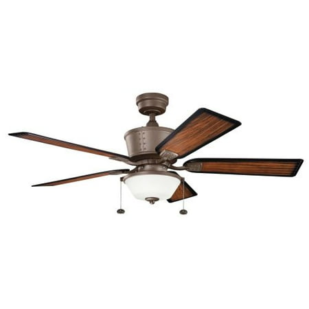 Kichler 300162 52 Outdoor Ceiling Fan With Blades Light Kit