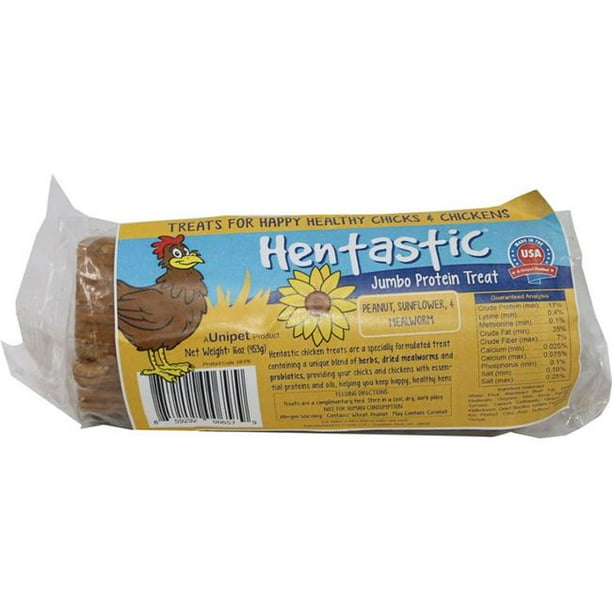 Unipet USA HEP6 16 oz Hentastic Jumbo Protein Treat Brown Walmart