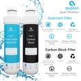 thumbnail image 3 of Avalon AVALONFILTER Filtros de repuesto de 2 etapas Enfriadores de agua sin botella de marca Certificado NSF, 2 unidades (paquete de 1), blanco, 3 of 5