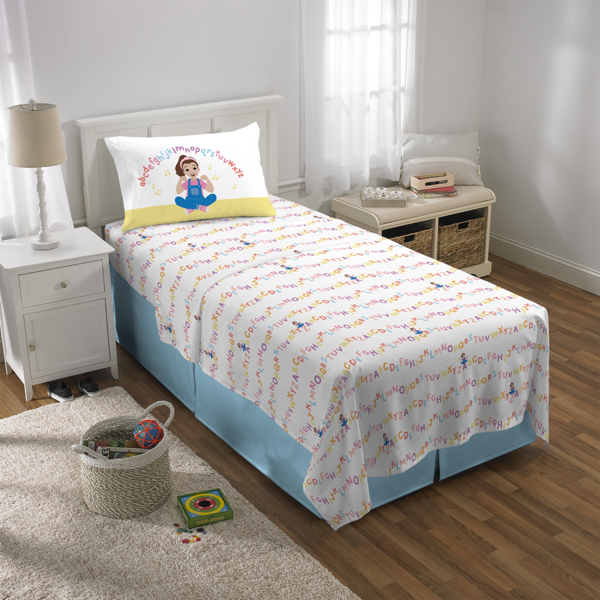 Ms. Rachel Kids Twin Sheet Set