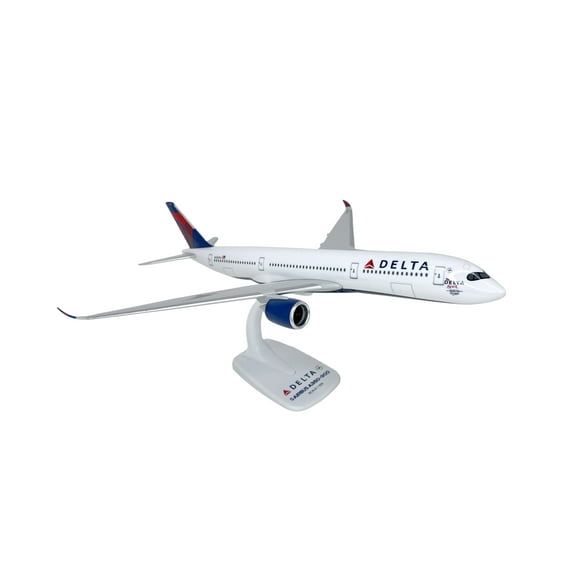 Flight Miniatures Delta (07-Cur) A350-900 “The Delta Spirit” 1:200 Scale - Plastic Snap-Fit Model Airplane - Collectible Replica of Delta Airlines Aircraft - Part# AAB-35090H-002