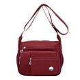 thumbnail image 3 of Jierger Women Fashion Nylon Messenger Single Shoulder Crossbody Bag 𝑾𝒂𝒕𝒆𝒓𝒑𝒓𝒐𝒐𝒇 Bags for College Large Crossbody Shoulder Bag for Women and Men, 3 of 7