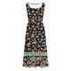 thumbnail image 4 of Bajo Vestido Pantalones Cortos Mujeres Casual Cuello Redondo Impresión Bolsillos sin Mangas Vestido Vestido Corto para Mujeres Verano, 4 of 5