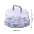 thumbnail image 2 of HBFAGFB Round Cake Carrier with Handle And Cover, Two Cake Holder Transport Container Stand Plate, 2 of 2