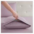 thumbnail image 4 of Bed Sheets, Premier 1800 Series Bed Sheet Set, Deep Pocket, Wrinkle, Fade, Stain Resistant, Luxury Soft Bedding Sheets & Pillowcases, Full, Dusty Purple, 4 of 7