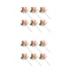 thumbnail image 2 of Rama decorativa de flores artificiales Bearachild 6 piezas, 2 of 6