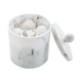 thumbnail image 3 of Simplify Q-Tip and Cotton Holder, Plastic, Marble Design, 3 of 6