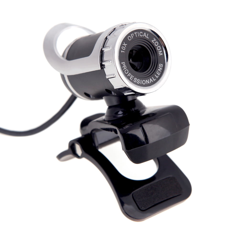 USB 2.0 1080p HD Camera Webcam Clip Web Cam W/Microphone for PC Laptop Desktop 