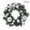 Silver, variant on Bullpiano 9.8Inch Christmas Wreath, With Artificial Pine Cones Berries And Flowers Holiday for Front Door Hanging Decoration (Silver)