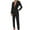 Black, variant on YWDJ Jumpsuits for Women Dressy Petite Length Women Casual Solid Pocket Romper Long Playsuit Strap Long Sleeve Jumpsuit+Belt Black XS