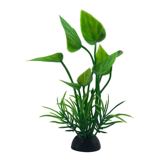 Planta acuática Artificial, planta de acuario falsa de plástico realista, planta de pecera