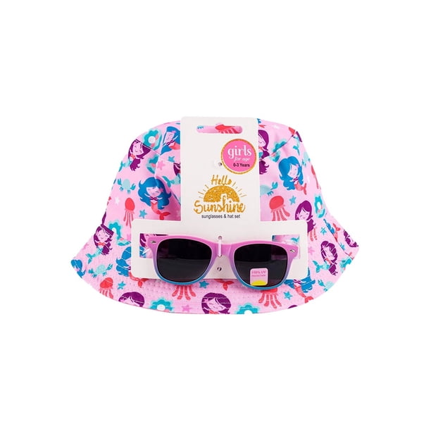 Set De Sombrero Y Lentes De Sol Para Bebé 0-3 Años