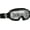 Black/White / Clear Works Lens, variant on Scott Primal Clear MX Offroad Goggles Black/White w/Clear Lens