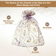 thumbnail image 4 of Organza Bags, 50Pcs 3.9x4.7 Inch Candy Bags with Drawstring Jewelry Gift Bags for Party Favor, Light Purple, 4 of 7