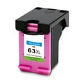 thumbnail image 1 of Remanufactured HP 63XL Ink Cartridge F6U63A Tri-Colour 330 Pages, 1 of 2