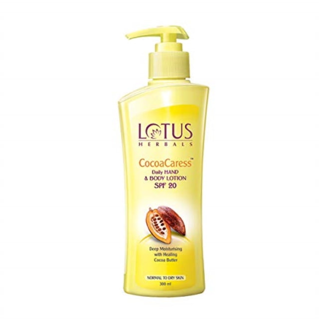 lotus herbal body lotion
