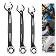 thumbnail image 2 of UNTERING DualUse Plums Blossoms Open End Ratchets Wrenches 6mm-22mm Combination Spanners Nut Cutter Combined Key Repair Hand Tool, 2 of 6