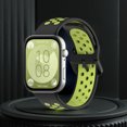 thumbnail image 3 of Pulsera con correa de silicona bicolor transpirable para accesorios Huawei Watch Fit 3, 3 of 5