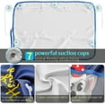 thumbnail image 6 of 2 Pack Car Window Shade for Baby, Blackout Car Sun Shades with Storage Pockets, 7 Suction Cups, Blue, Cute Patterns for Sun/Heat/UV Rays Protection, Standard Passenger Cars, 6 of 7