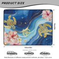 thumbnail image 6 of Binienty Golden Turtle Ocean Print Universal Auto Trunk Cargo Liner, Anti-Slip Easy Clean Rear Trunk Protective Mat, Stylish Vehicle, 29" x 39" Fit for Most Sedan SUV Wagon, 6 of 6