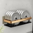 thumbnail image 4 of veasfak Adhesive Shower aluminum Shampoo Holder Rustproof Storage Rack for Toilet 1Pc Set, 4 of 9