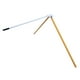 thumbnail image 5 of Soporte plegable ajustable para patear gol de campo de fútbol para principiantes Blanco naranja, 5 of 6