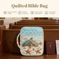 thumbnail image 6 of ZUXONGSY Turtle Beach Starfish Print Bible Cover Case for Women Large Bible Holder Sturdy Journal Case with Handle ChuZU Bag for Book Lover, 6 of 7