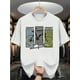 thumbnail image 1 of 1pc Summer Men'S Fashion Short Sleeve T-Shirt with Bicycle Print, Casual Crew Neck, 100% Cotton, Regular Fit with Slight Stretch, Adult Patterned Tee, 1 of 7