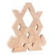 thumbnail image 1 of Rompecabezas de apilamiento Montessori Hugo 16 piezas de bloques de construcción apilables, 1 of 10
