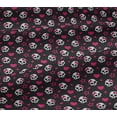 thumbnail image 5 of oneOone Viscose Jersey Fuschia Pink Fabric Skull Fabric For Sewing Printed Craft Fabric By The Yard 60 Inch Wide, 5 of 5