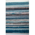 thumbnail image 4 of Kensington Stripes Abstract Pattern Area Rug Carpet in Blue Ivory, 3x10 (2'7" x 9'10", 80cm x 300cm), 4 of 5