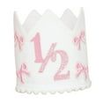 thumbnail image 3 of FVDPWYE 1/2 Birthday Crown Little Princess Crown Sweet Girls Bow Decorative Themed Party Pink, 3 of 9