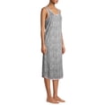 thumbnail image 4 of Secret Treasures Sleeveless Scoop Neck Knit Midi Nightgown (Women's and Women's Plus) 1 Pack, 4 of 6