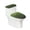 Green Pattern, variant on HELLHERO Stretch Universal Soft Polyester Toilet Cover Set Bathroom Accessories Elastic Installation Dustproof 17x21 Inches Pack of 2 Christmas Ornament