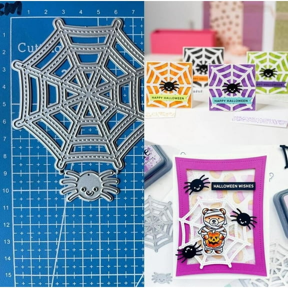 Metal Cutting Dies DIY Spider Web Scrapbooking Album Embossing Paper Card Crafts